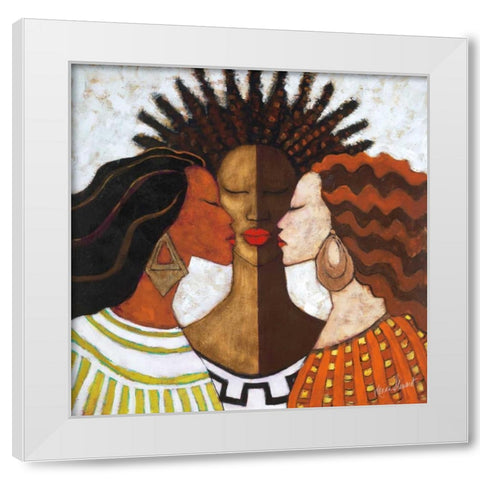 Every Woman White Modern Wood Framed Art Print by Stewart, Monica