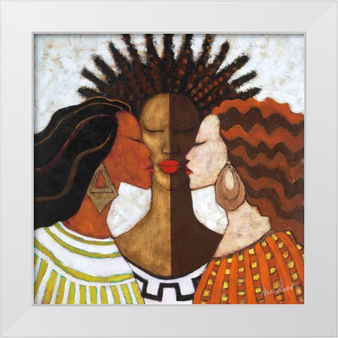 Every Woman White Modern Wood Framed Art Print by Stewart, Monica