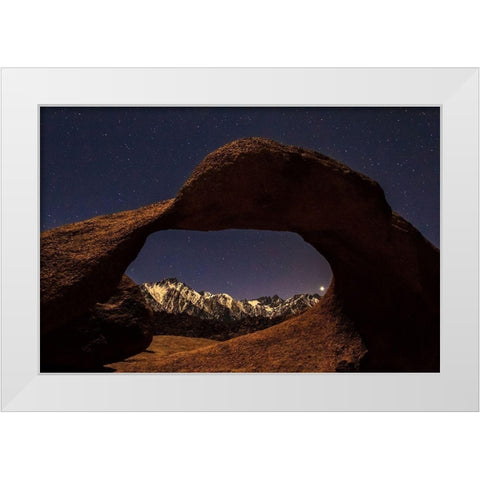 Venus Through Mobius Arch White Modern Wood Framed Art Print by Severn, Shawn/Corinne
