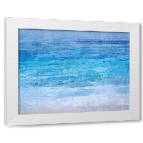 Evening Tide White Modern Wood Framed Art Print by Wiley, Marta