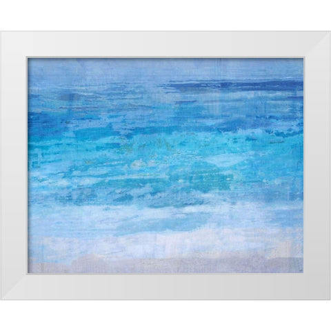 Evening Tide White Modern Wood Framed Art Print by Wiley, Marta