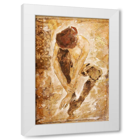 Repose White Modern Wood Framed Art Print by Wiley, Marta