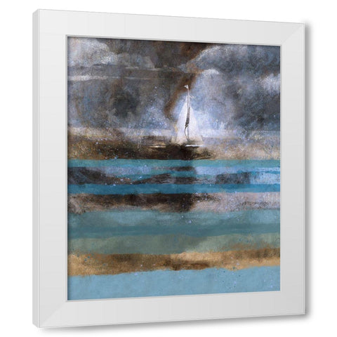 Storm White Modern Wood Framed Art Print by Wiley, Marta