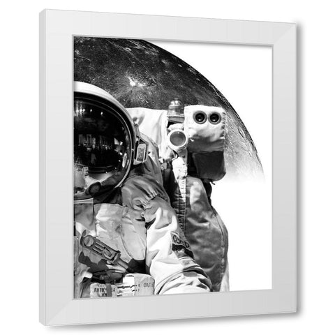 Modern Astronaut No. 1 White Modern Wood Framed Art Print by Wong, Brandon