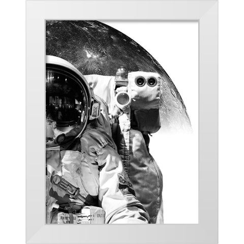 Modern Astronaut No. 1 White Modern Wood Framed Art Print by Wong, Brandon
