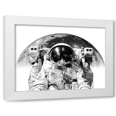 Modern Astronaut No. 2 White Modern Wood Framed Art Print by Wong, Brandon