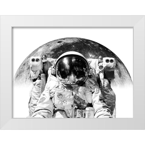 Modern Astronaut No. 2 White Modern Wood Framed Art Print by Wong, Brandon