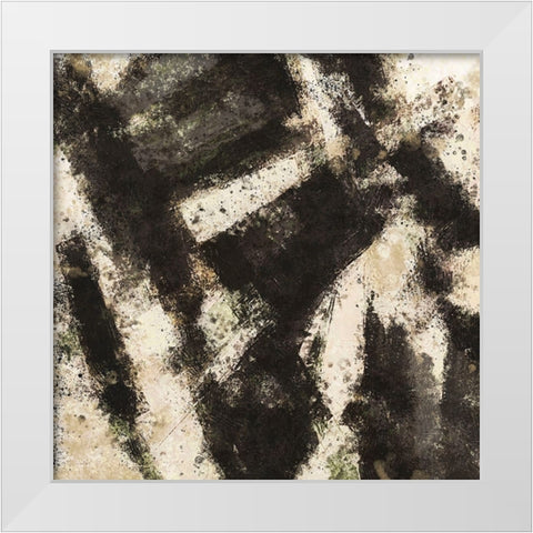 Abstract 2 White Modern Wood Framed Art Print by Wiley, Marta