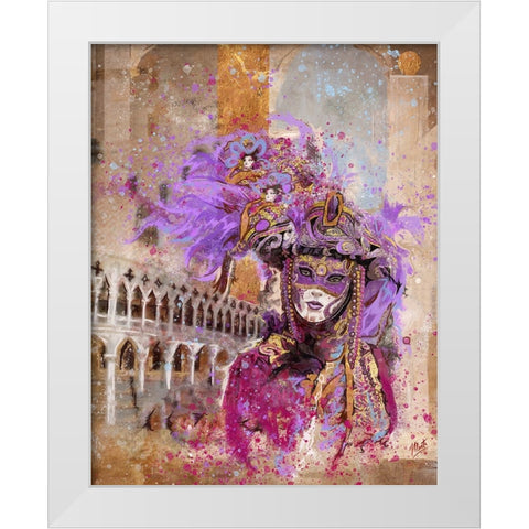 Venice 3 White Modern Wood Framed Art Print by Wiley, Marta
