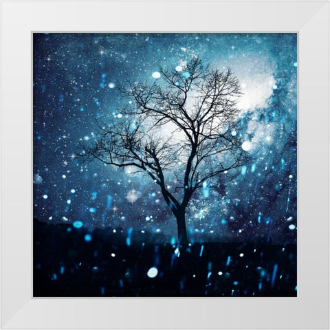 The Miracle Tree White Modern Wood Framed Art Print by Wustenhagen, Dirk