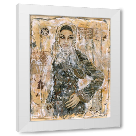 Dubai Beauty No. 2 White Modern Wood Framed Art Print by Wiley, Marta