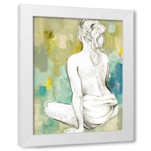 Modern Woman II White Modern Wood Framed Art Print by Loreth, Lanie