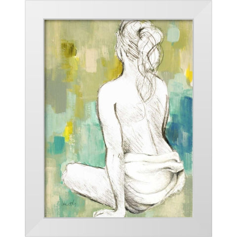 Modern Woman II White Modern Wood Framed Art Print by Loreth, Lanie