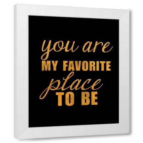 Dance and Be II White Modern Wood Framed Art Print by SD Graphics Studio