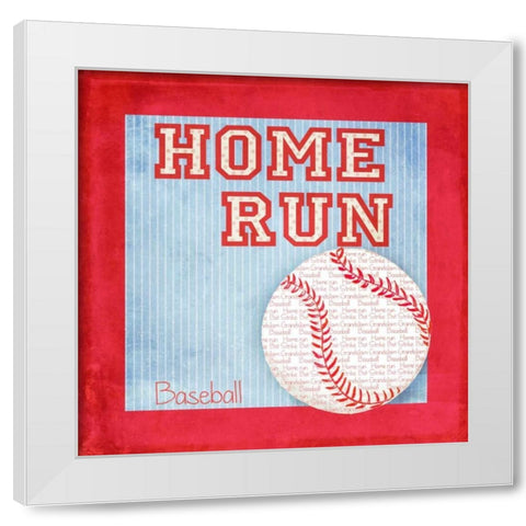 Sports Fan I White Modern Wood Framed Art Print by Metz, Andi