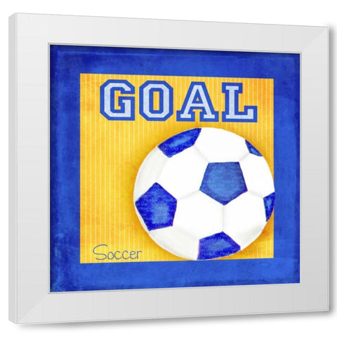 Sports Fan II White Modern Wood Framed Art Print by Metz, Andi