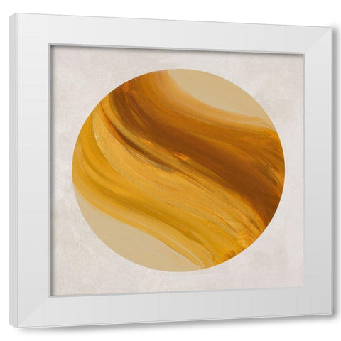 Jupiter Aimer White Modern Wood Framed Art Print by Grace, Ajoya