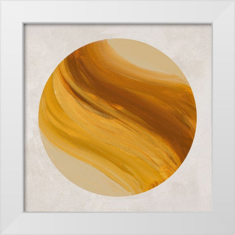 Jupiter Aimer White Modern Wood Framed Art Print by Grace, Ajoya