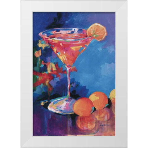 L.A. Cosmo White Modern Wood Framed Art Print by Slivka, Jane