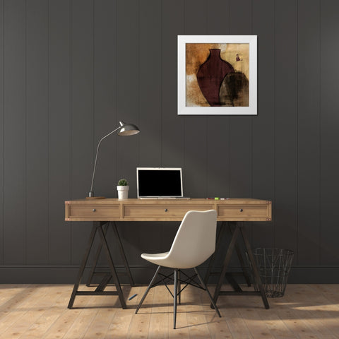 Glass Gathering I White Modern Wood Framed Art Print by Loreth, Lanie