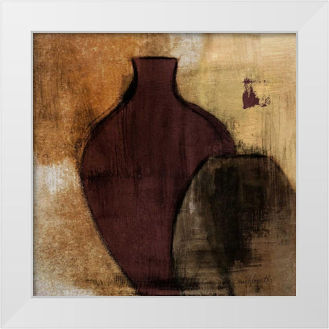 Glass Gathering I White Modern Wood Framed Art Print by Loreth, Lanie