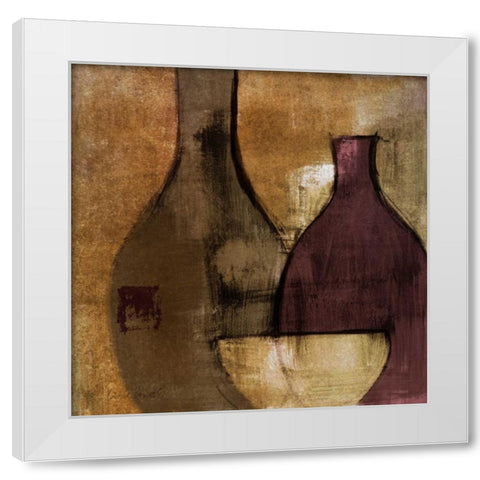 Glass Gathering II White Modern Wood Framed Art Print by Loreth, Lanie