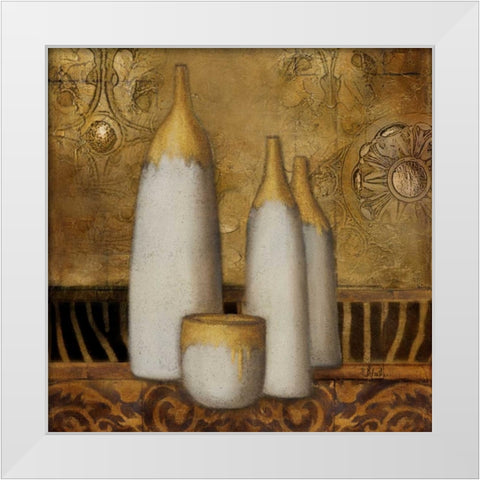 Elegantisimo on Safari II White Modern Wood Framed Art Print by Pinto, Patricia