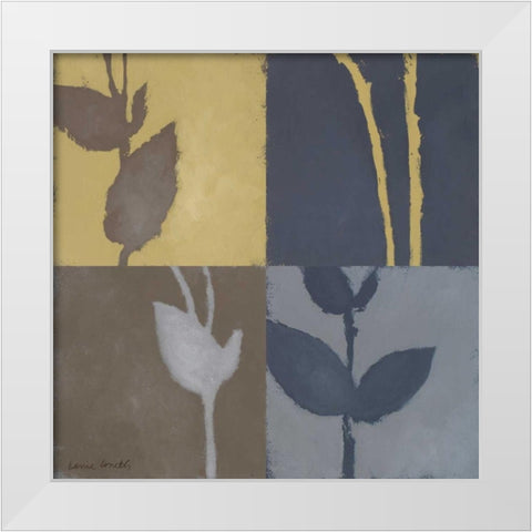 Serene Expression I White Modern Wood Framed Art Print by Loreth, Lanie