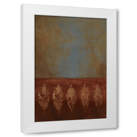 Stem of Brunir I White Modern Wood Framed Art Print by Loreth, Lanie