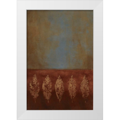 Stem of Brunir I White Modern Wood Framed Art Print by Loreth, Lanie