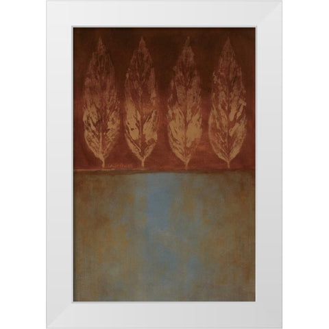 Stem of Brunir II White Modern Wood Framed Art Print by Loreth, Lanie