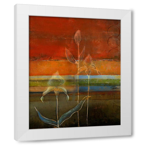 Imagination I White Modern Wood Framed Art Print by Pinto, Patricia