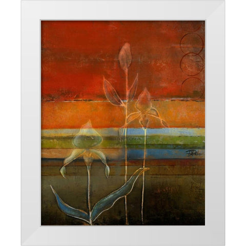 Imagination I White Modern Wood Framed Art Print by Pinto, Patricia