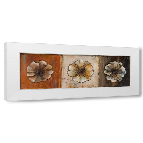 Celebration I White Modern Wood Framed Art Print by Pinto, Patricia
