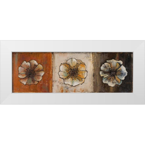 Celebration I White Modern Wood Framed Art Print by Pinto, Patricia