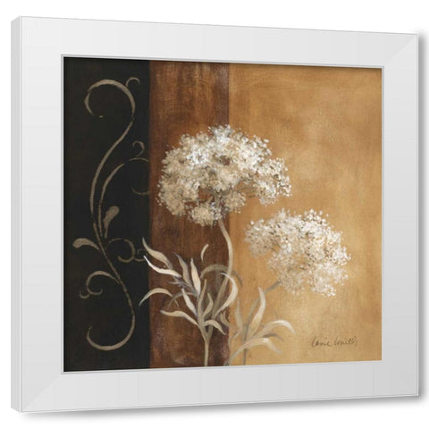 Delicate Beauty I White Modern Wood Framed Art Print by Loreth, Lanie