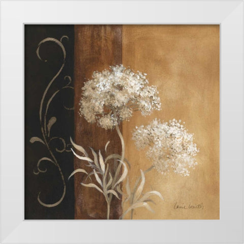 Delicate Beauty I White Modern Wood Framed Art Print by Loreth, Lanie