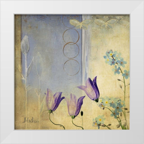 Sunrise I White Modern Wood Framed Art Print by Pinto, Patricia