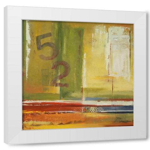 House 52 White Modern Wood Framed Art Print by Pinto, Patricia