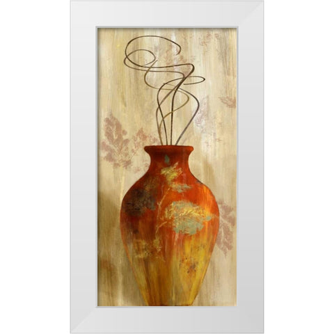 Fall Vessel I White Modern Wood Framed Art Print by Loreth, Lanie