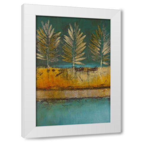 Midnight Island II White Modern Wood Framed Art Print by Loreth, Lanie