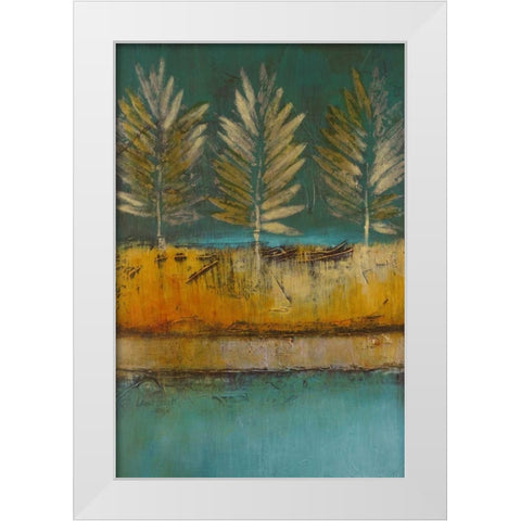Midnight Island II White Modern Wood Framed Art Print by Loreth, Lanie
