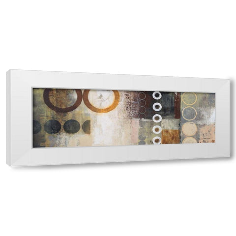 Liberate I White Modern Wood Framed Art Print by Marcon, Michael