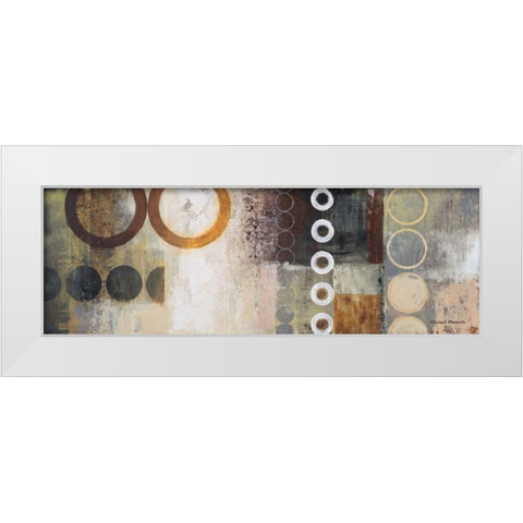 Liberate I White Modern Wood Framed Art Print by Marcon, Michael