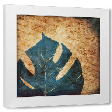 Balazo Damask II White Modern Wood Framed Art Print by Pinto, Patricia
