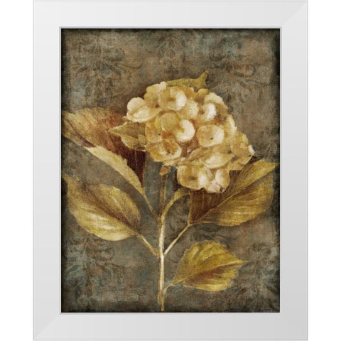 Antique Hydrangea I White Modern Wood Framed Art Print by Loreth, Lanie