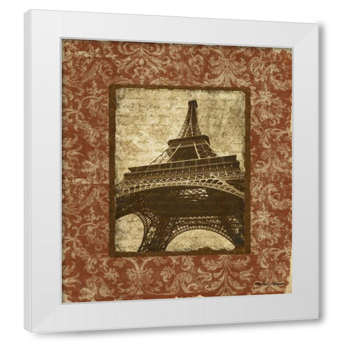 Jaime Paris II White Modern Wood Framed Art Print by Marcon, Michael