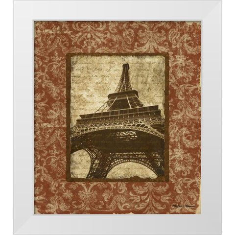 Jaime Paris II White Modern Wood Framed Art Print by Marcon, Michael