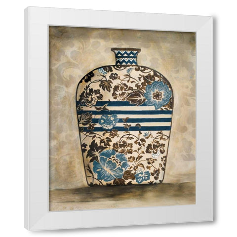 The Pottery II White Modern Wood Framed Art Print by Pinto, Patricia