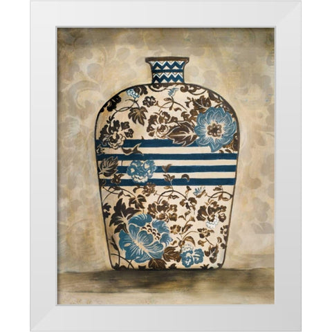 The Pottery II White Modern Wood Framed Art Print by Pinto, Patricia
